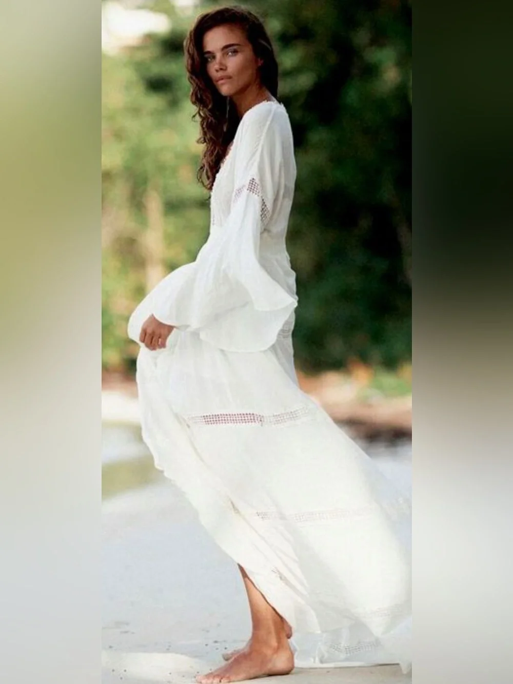 NEW The Jetset Diaries hammock maxi dress in Ivory Medium